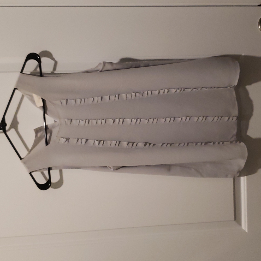 LOFT blouse, size M, color light gray